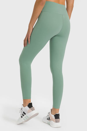 Millennia High Waist Ankle-Length Yoga Leggings - All Mine Now Clothing