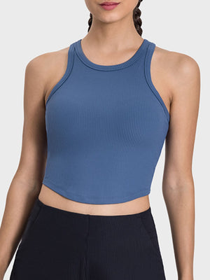 Millennia Round Neck Racerback Active Tank - All Mine Now Clothing