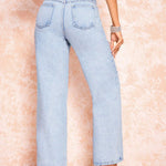 Straight Leg Jeans with Pockets - All Mine Now Clothing