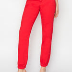 RISEN Full Size High Waisted Jogger Jeans Trendsi