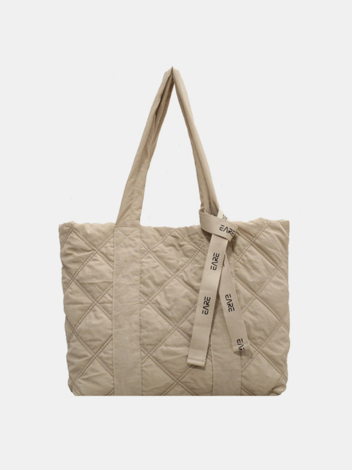 Quilted Nylon Large Tote Bag - All Mine Now Clothing