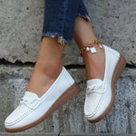 Weave Wedge Heeled Loafers - All Mine Now Clothing