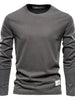 Men's Classic Comfort Round Neck Long Sleeve T-Shirt