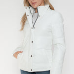 YMI Pocketed Zip Up Turtleneck Puffer Jacket - All Mine Now Clothing