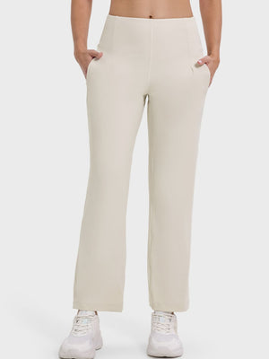 Millennia Pocketed High Waist Active Pants - All Mine Now Clothing