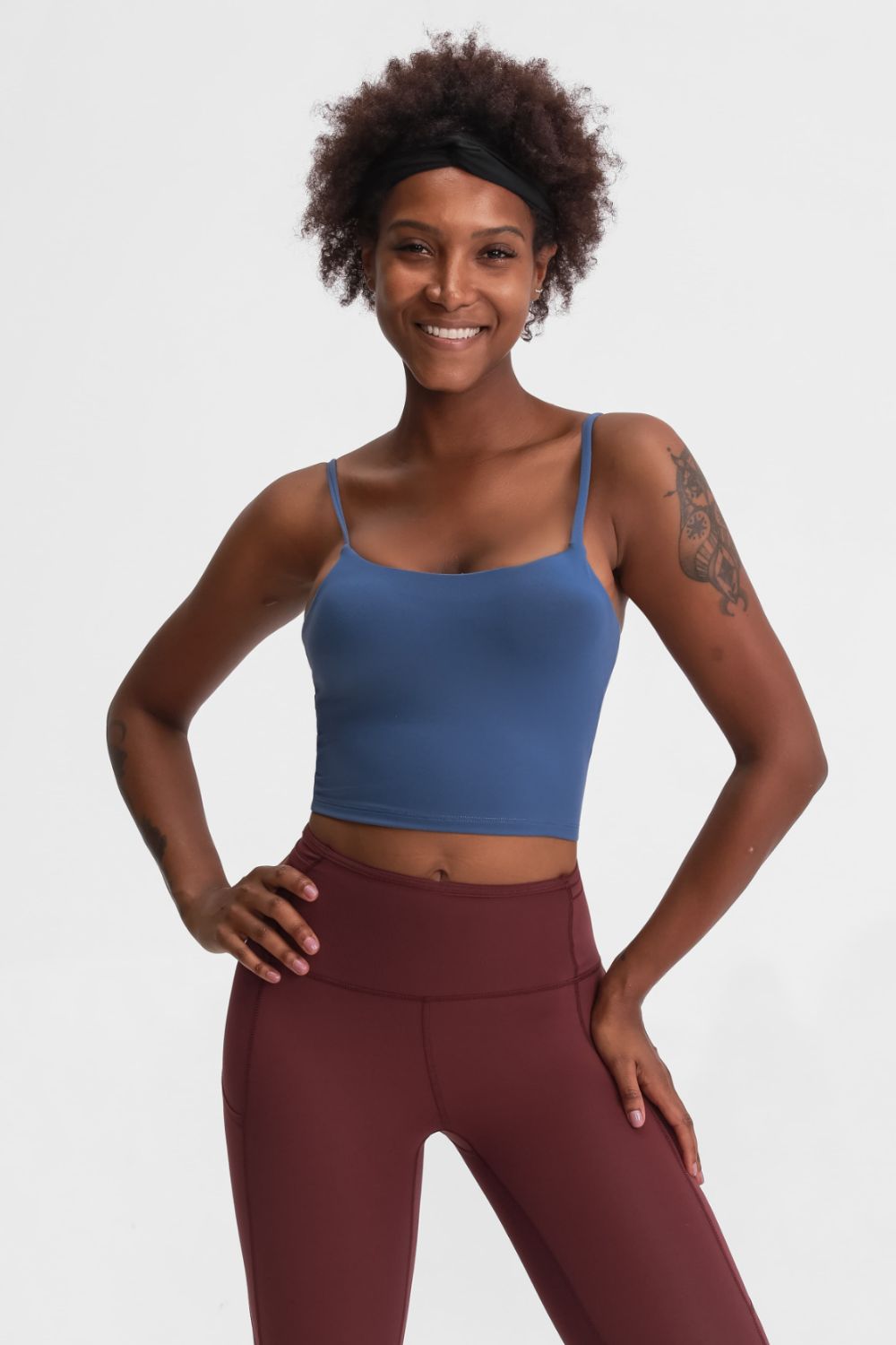 Millennia Feel Like Skin Scoop Neck Sports Cami - All Mine Now Clothing