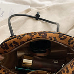 Leopard Suede Medium Shoulder Bag - All Mine Now Clothing