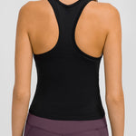 Millennia Round Neck Racerback Active Tank - All Mine Now Clothing