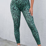 Leopard Print Wide Waistband Leggings - All Mine Now Clothing