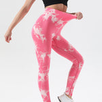 Tie-Dye High Waist Active Leggings - All Mine Now Clothing