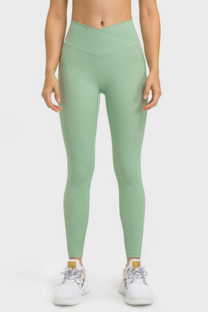 Millennia V-Waist Yoga Leggings with Pockets - All Mine Now Clothing