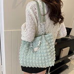 Cloud Puffy Polyester Tote Bag - All Mine Now Clothing