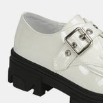 Forever Link Buckled Platform Lug Sole Loafers - All Mine Now Clothing