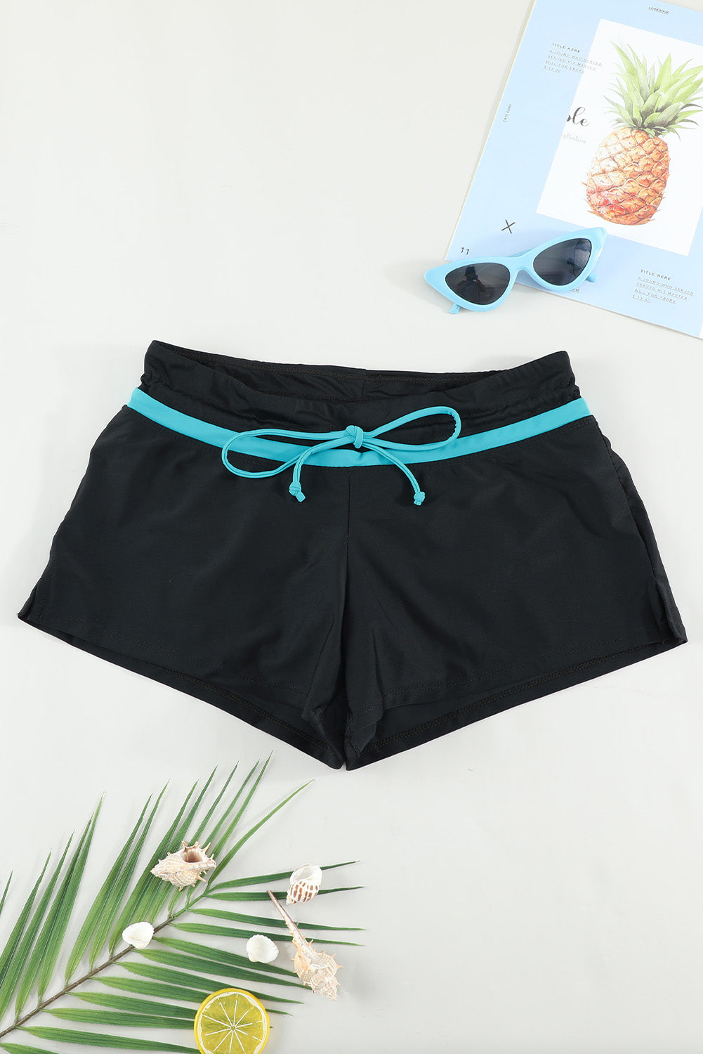 Full Size Drawstring Swim Shorts - All Mine Now Clothing