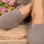 Square Toe Flat Slip-Ons