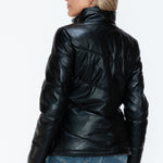 Snobbish Pocketed Zip Up Turtleneck Puffer Jacket - All Mine Now Clothing