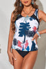 Printed Wide Strap Tankini Set - All Mine Now Clothing