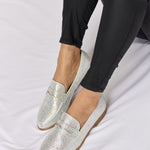 Forever Link Rhinestone Point Toe Loafers - All Mine Now Clothing