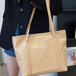 Textured PU Leather Handbag - All Mine Now Clothing