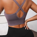 Scoop Neck Long Active Bra - All Mine Now Clothing