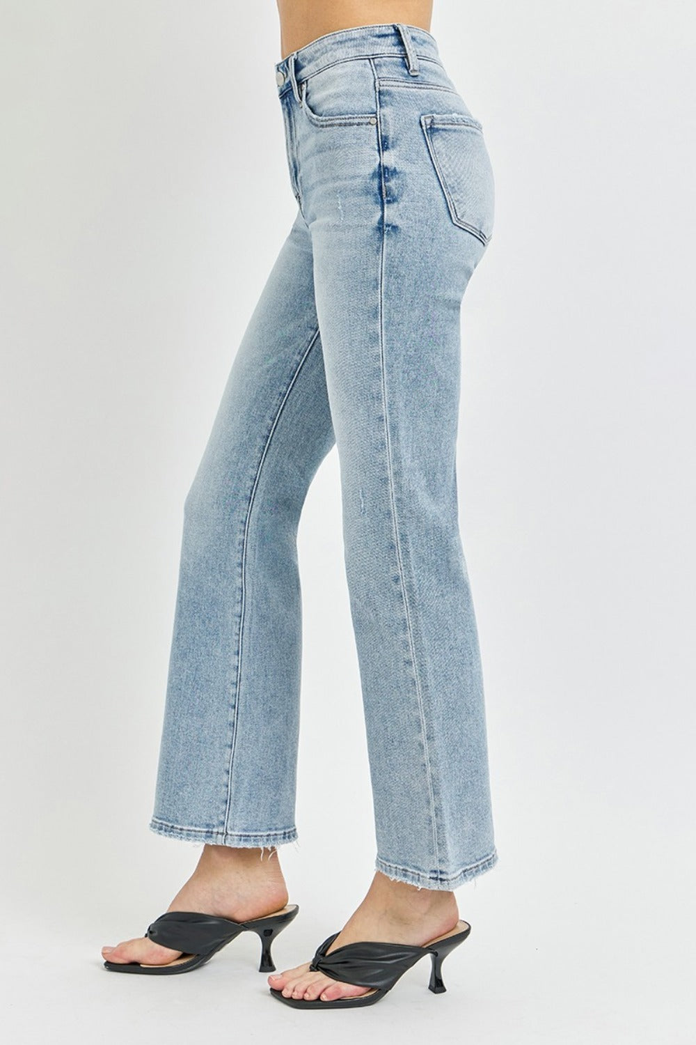 RISEN Full Size High Rise Ankle Flare Jeans - All Mine Now Clothing