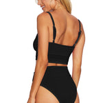 Color Block Spaghetti Strap Two-Piece Swim Set - All Mine Now Clothing