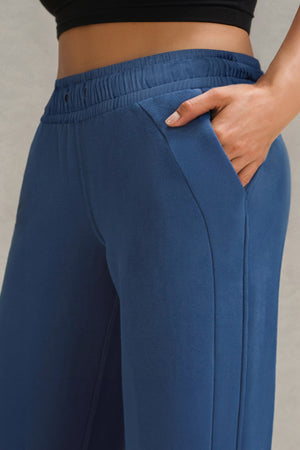 Drawstring Wide Leg Active Pants - All Mine Now Clothing