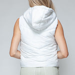 Snobbish Zip Up Quilted Hooded Vest - All Mine Now Clothing