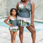 Marina West Swim Full Size Clear Waters Swim Dress in Aloha Forest - All Mine Now Clothing