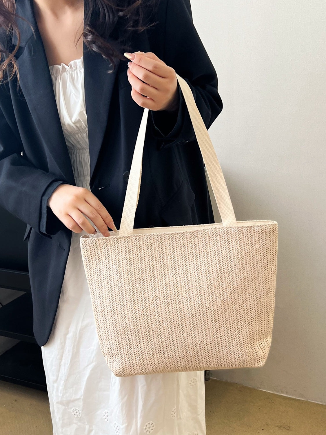 Straw Woven Tote Bag - All Mine Now Clothing