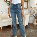 Judy Blue Full Size High Waist Straight Jeans - All Mine Now Clothing