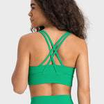 Millennia Crisscross Scoop Neck Active Tank - All Mine Now Clothing