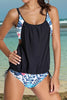 Full Size Crisscross Scoop Neck Tankini Set - All Mine Now Clothing