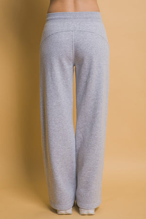 Love Tree Drawstring Wide Leg Sweatpants with Pockets - All Mine Now Clothing