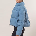 HYFVE Quilted Back Drawstring Puffer Jacket - All Mine Now Clothing