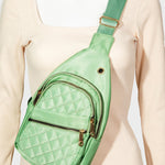 Fame Multi-Layer Zipper Crossbody Bag - All Mine Now Clothing