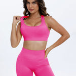 Scoop Neck Wide Strap Top and Shorts Active Set - All Mine Now Clothing