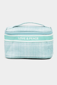 Fame Love & Peace Striped Handle Bag - All Mine Now Clothing