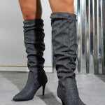 Point Toe Stiletto Boots