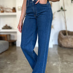 Judy Blue Full Size High Rise Straight Jeans - All Mine Now Clothing