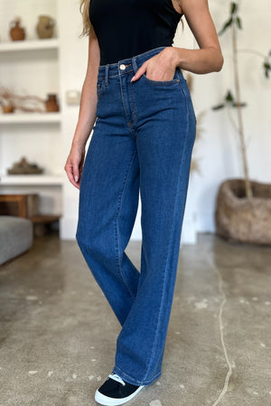 Judy Blue Full Size High Rise Straight Jeans - All Mine Now Clothing