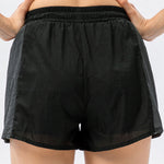 Color Block Drawstring Active Shorts - All Mine Now Clothing