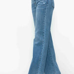 bytos Full Size High Rise Wide Leg Jeans with Pockets Trendsi