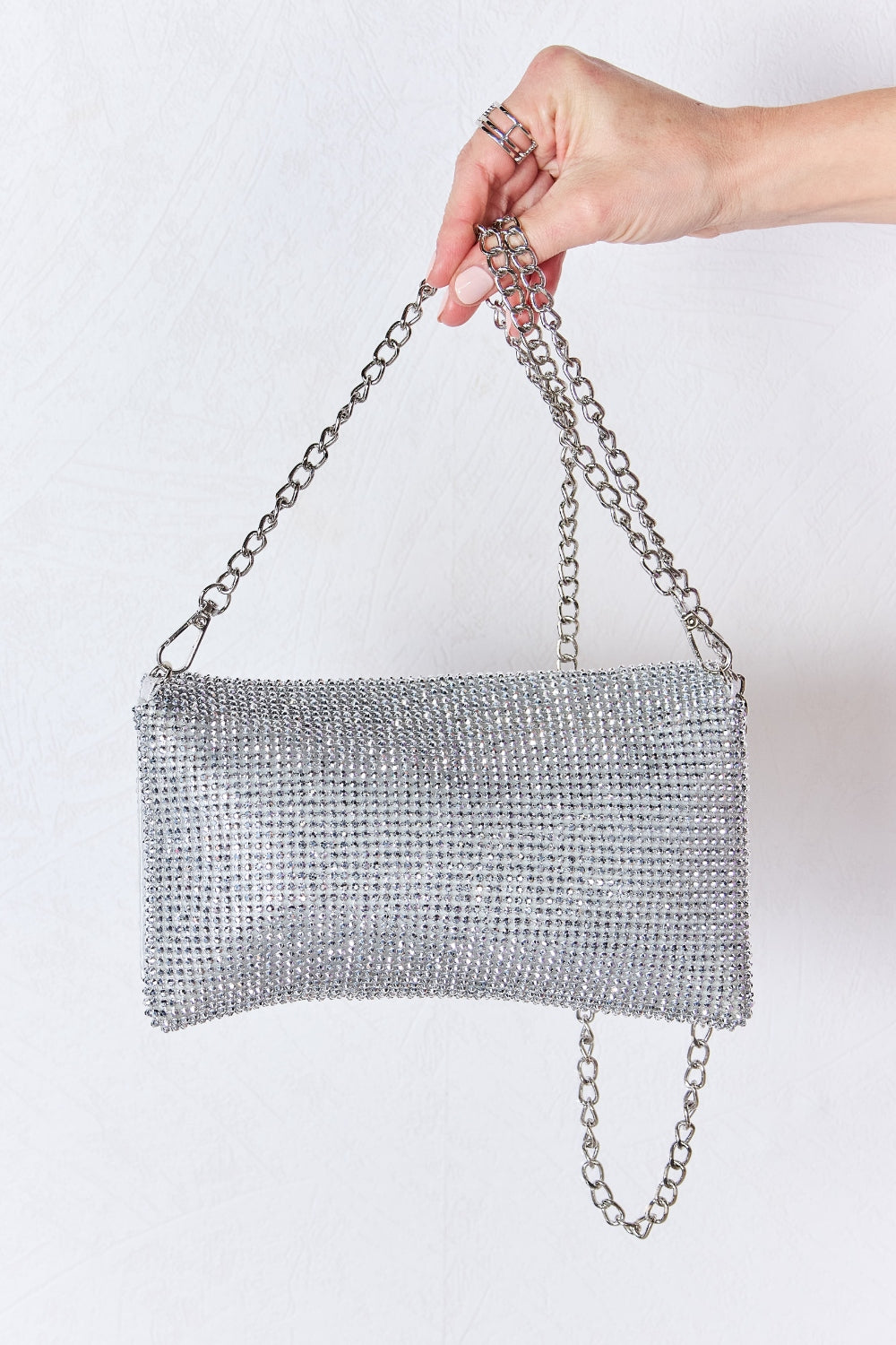 Forever Link Rhinestone Crossbody Bag - All Mine Now Clothing