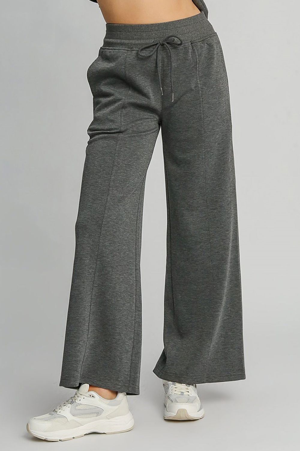 Umgee Full Size Drawstring Wide Leg Pants with Pockets - All Mine Now Clothing