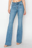 RISEN Mid Rise Flare Jeans with Pockets - All Mine Now Clothing