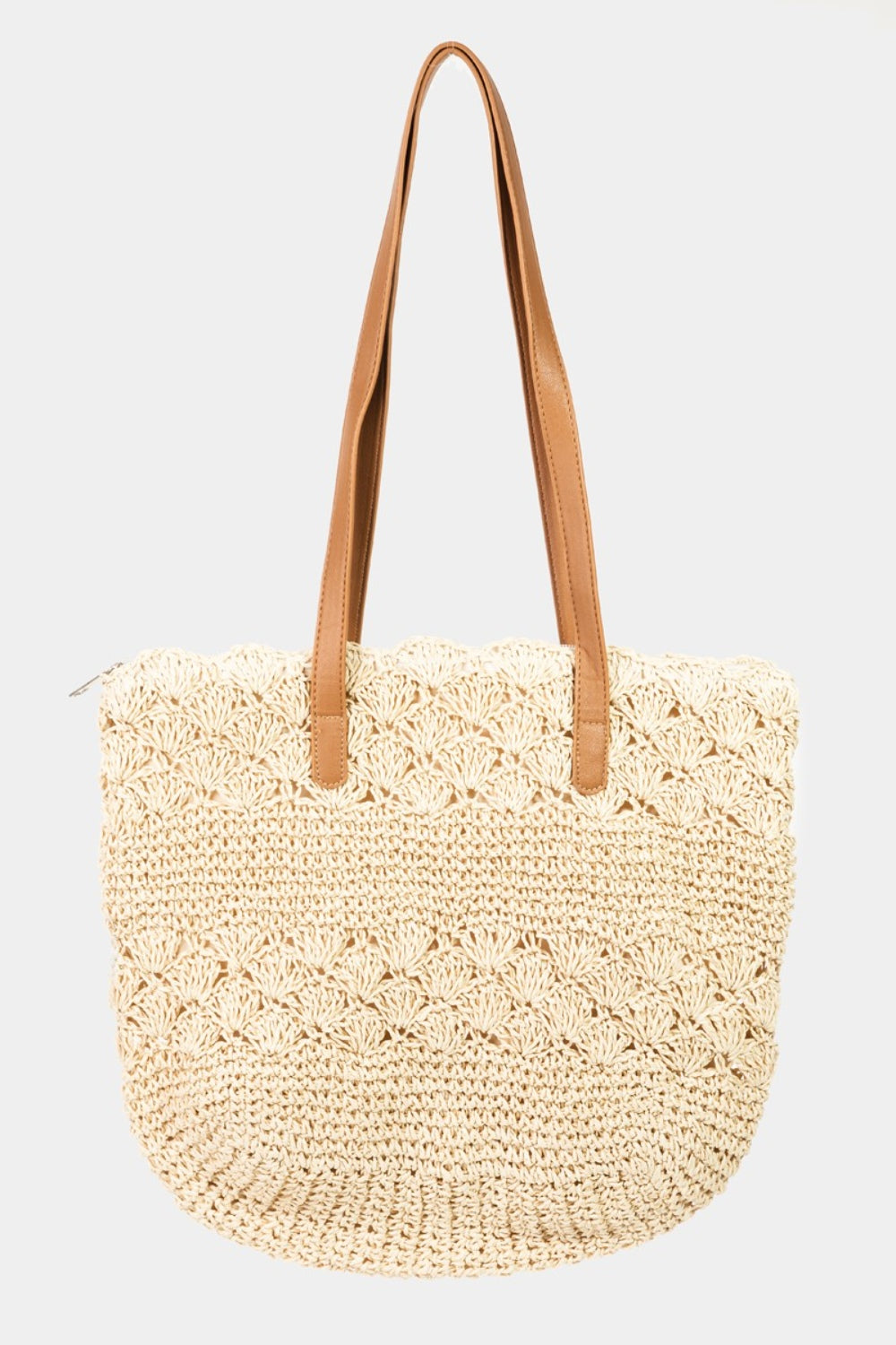 Fame Straw Braided Tote Bag - All Mine Now Clothing