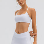 Crisscross Spaghetti Strap Active Cami - All Mine Now Clothing