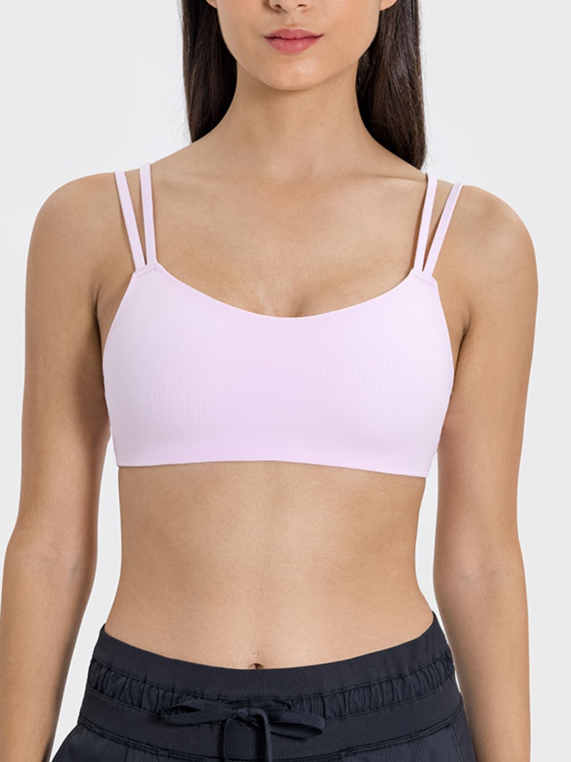 Millennia Scoop Neck Double Strap Active Cami - All Mine Now Clothing