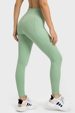 Millennia V-Waist Yoga Leggings with Pockets - All Mine Now Clothing